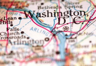 Map of Washington DC